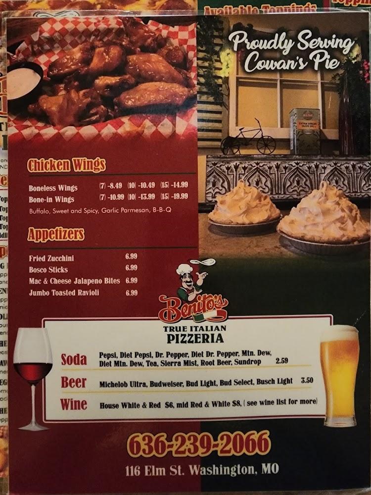 Benito's Inc Menu image 2